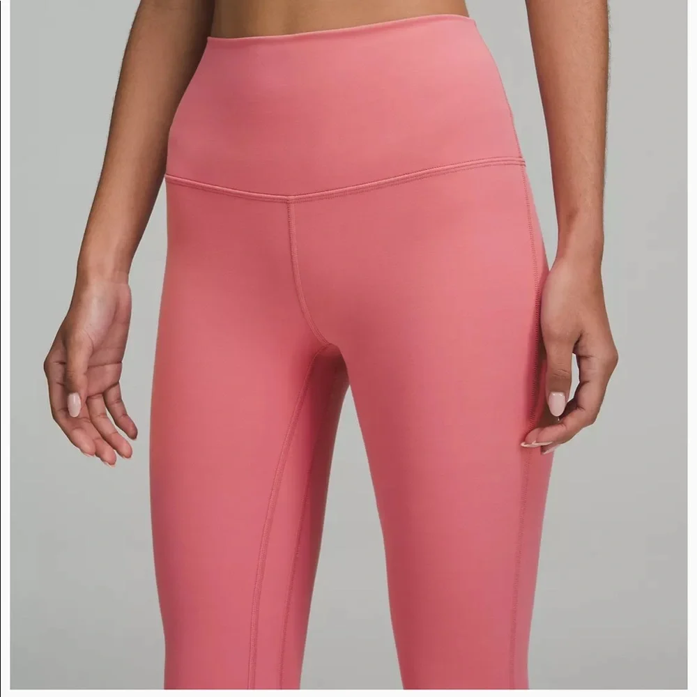 Brand NEW Lululemon high rise align pant 28” Pink Blossom NWT- Final price! - Picture 2 of 8